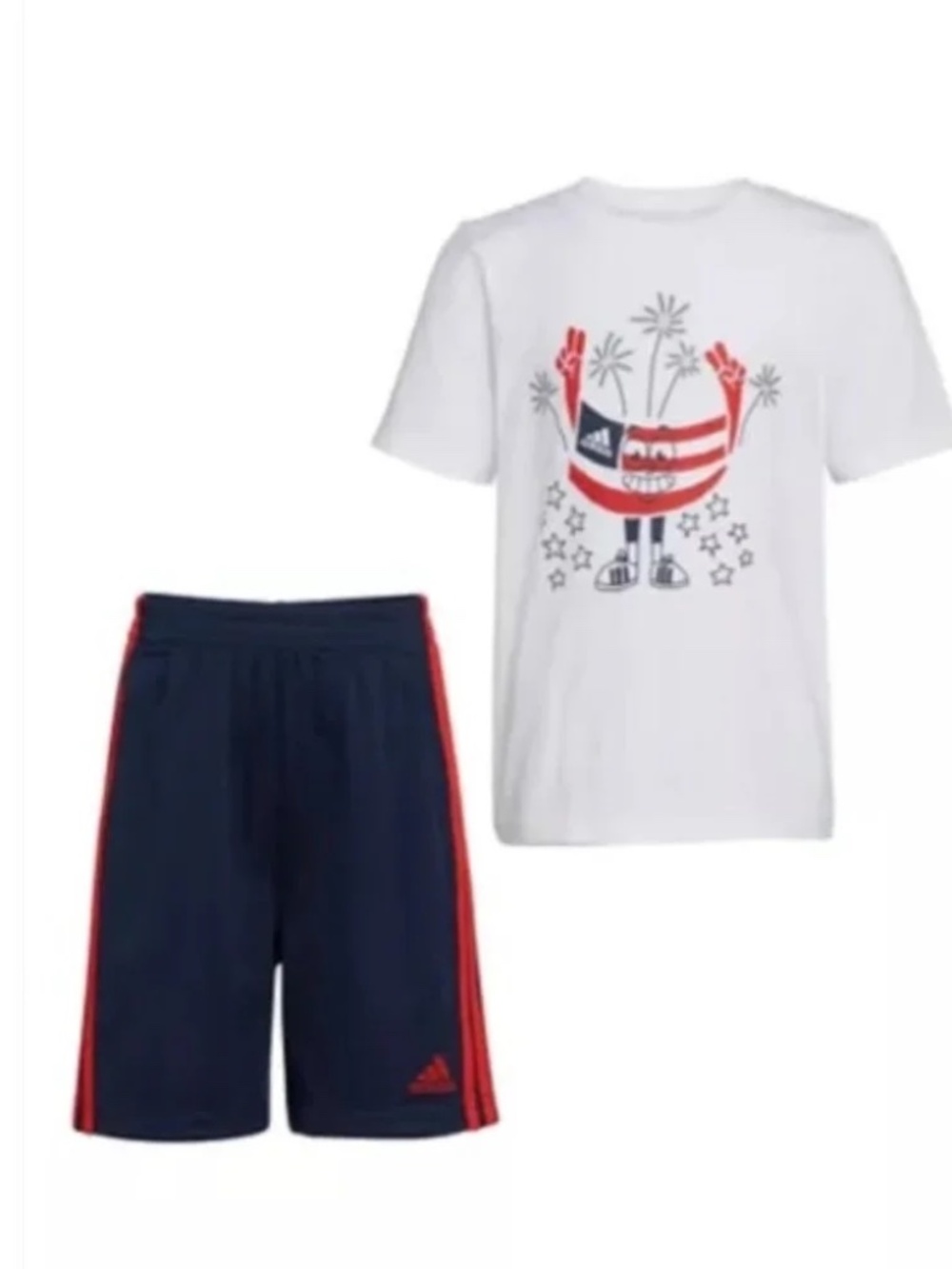 adidas Boys America 4th of July Flag Graphic Set 5021